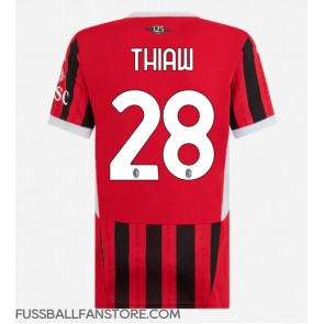 AC Milan Malick Thiaw #28 Replik Heimtrikot Damen 2024-25 Kurzarm